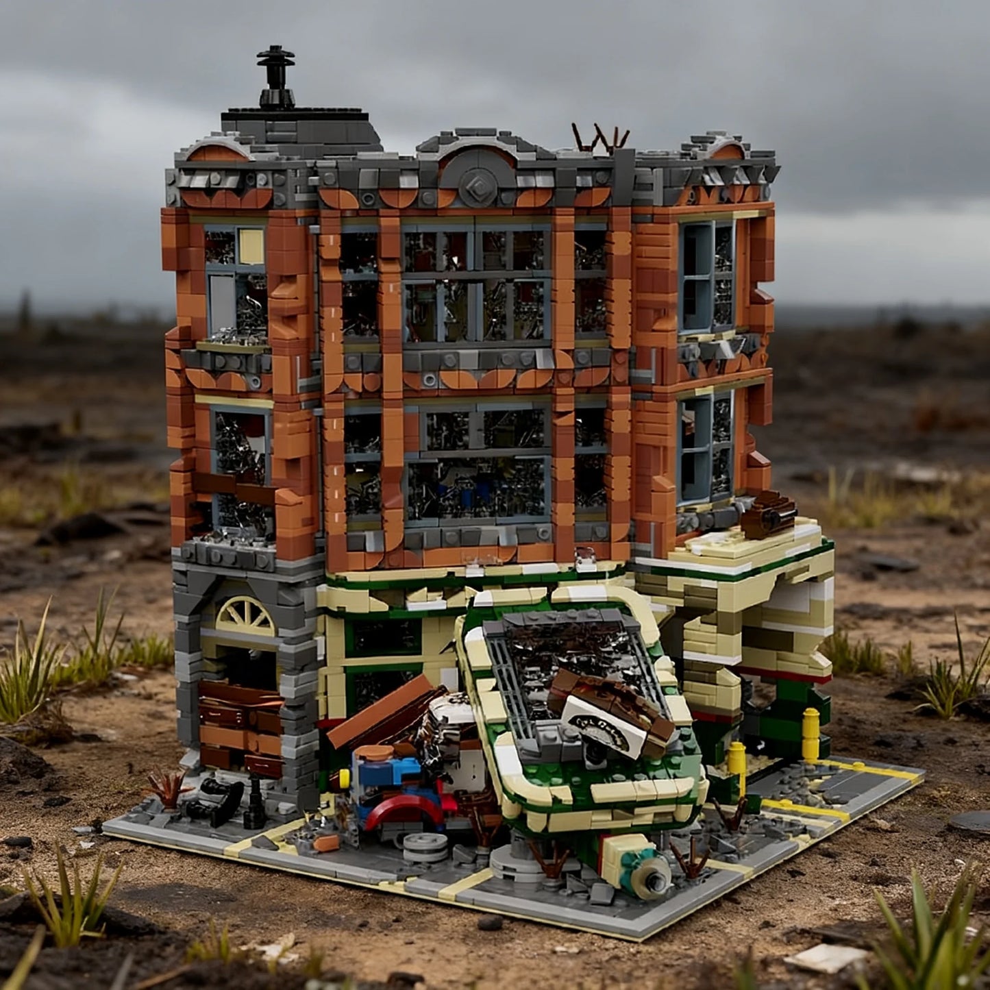 Doomsday Garage and Apartment Modular Architecture Building Kit 3325PCS