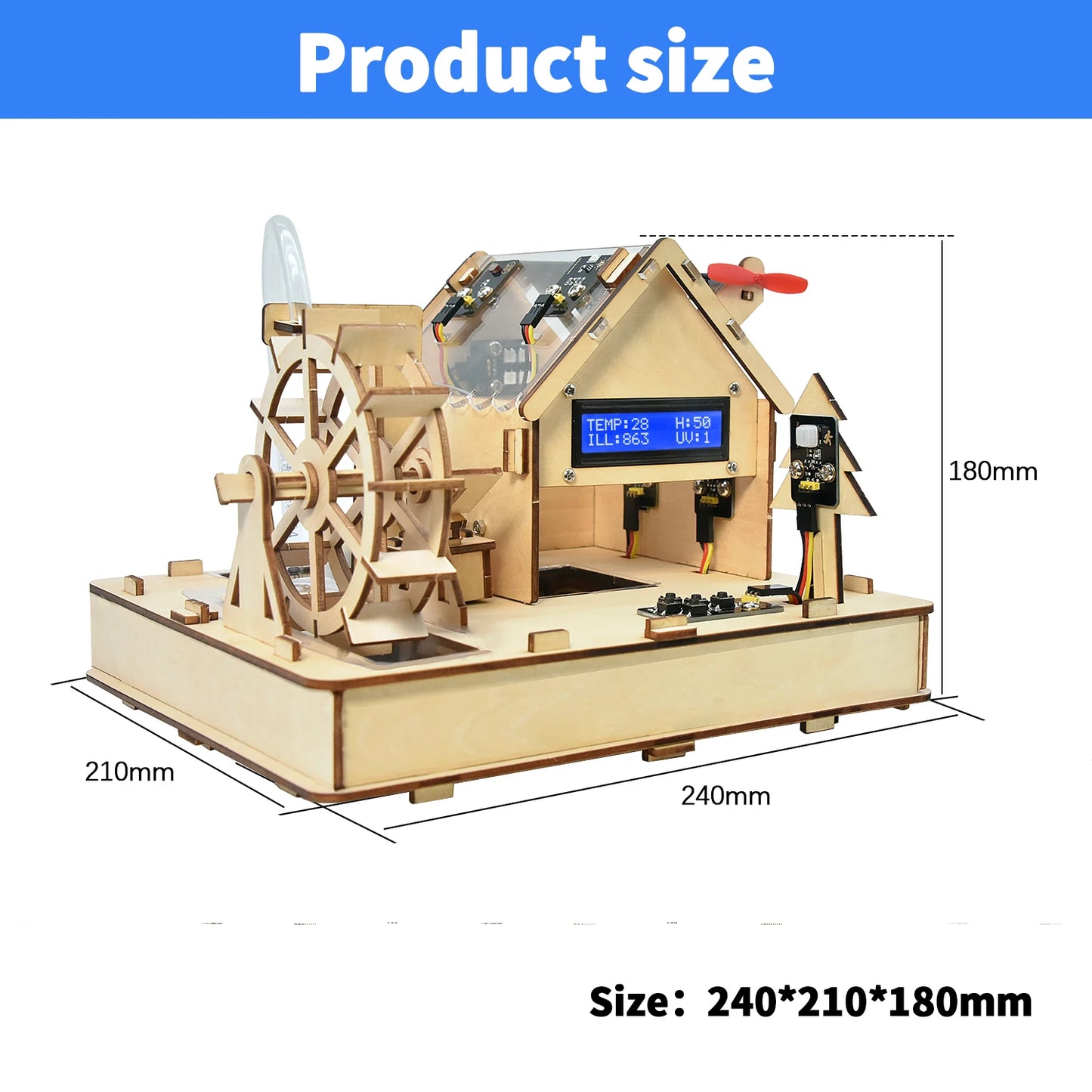 Eco-Friendly Smart House Electronics Kit for Arduino Programming