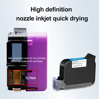 Portable Label Printer for Packaging Bottles and QR Codes