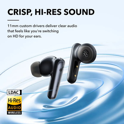 Wireless Earbuds with Hybrid ANC and 50H Battery Life