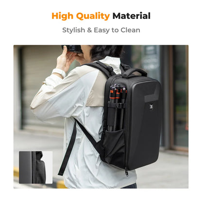 Travel Camera Backpack 22L with Waterproof Protection