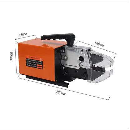Compact Pneumatic 3-Jaw Crimping Tool for Wires