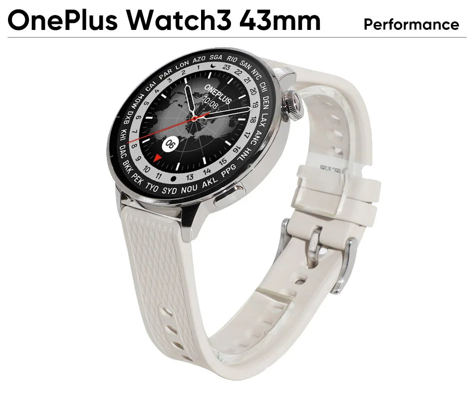 Smart Watch 1.32inch AMOLED Display GPS NFC 60 Hour Battery