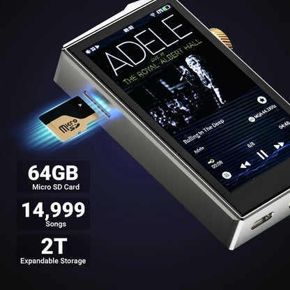 Hi-Res Portable Music Player Streaming DAC