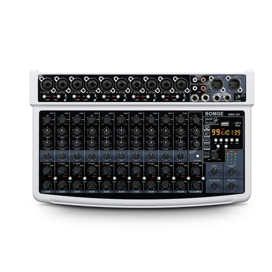 12 Channel Professional Audio Mixer with DSP and XLR