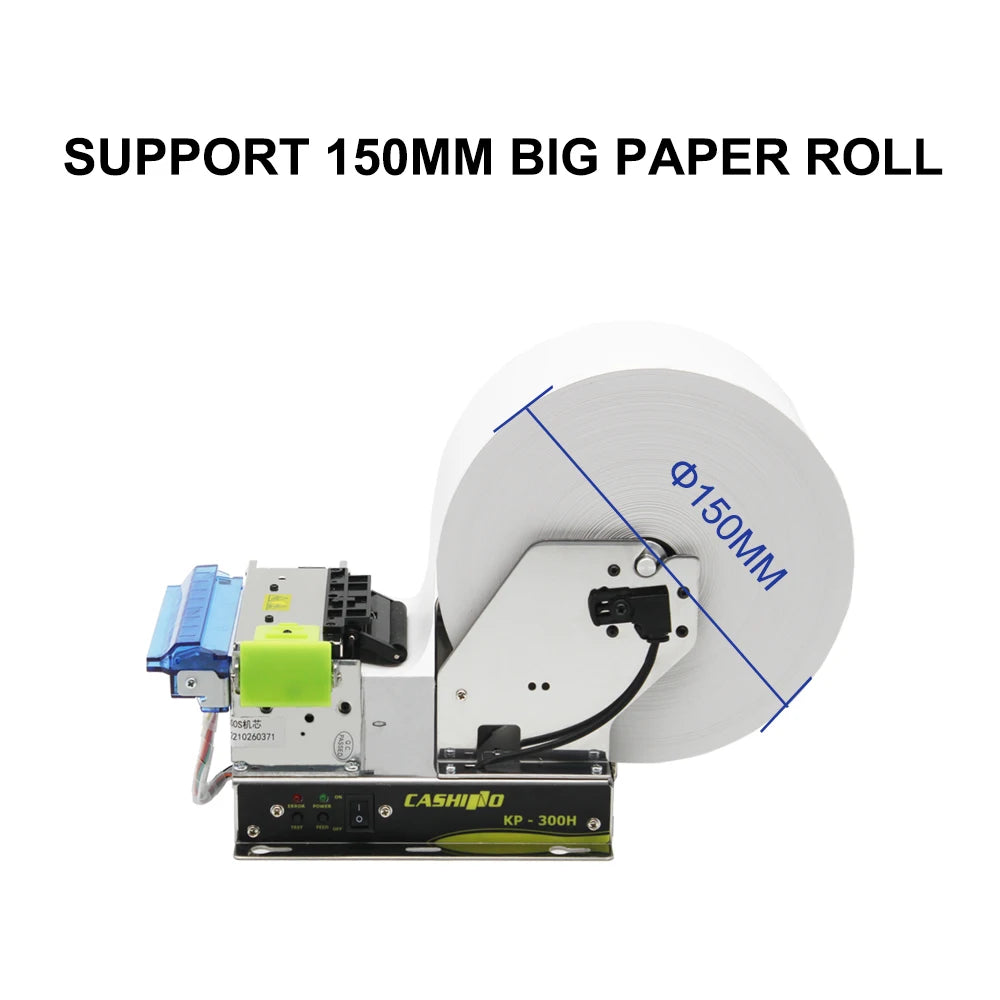 Thermal Kiosk Ticket Printer Blue Bezel