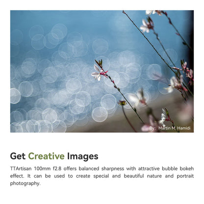 Full Frame 100mm f2.8 Soap Bubble Lens RF Mount