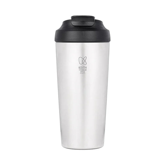 600ml Titanium Vacuum Thermos Cup Insulated Travel Mug Straw