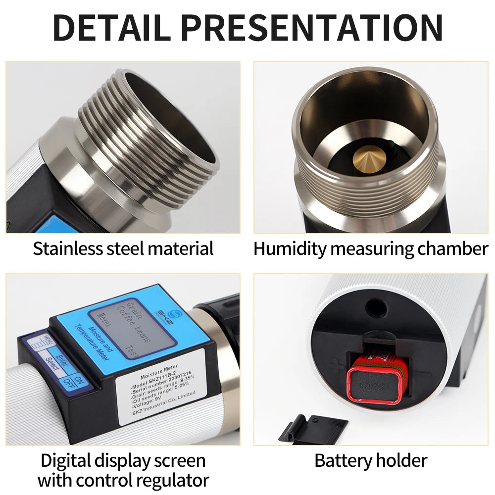 Smart Grain Moisture Meter for 37 Types of Seeds