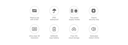 Wireless Smart Doorbell Camera Waterproof with AI Detection