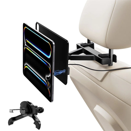 Magnetic iPad Car Mount Charging Stand 13in Pro Holder