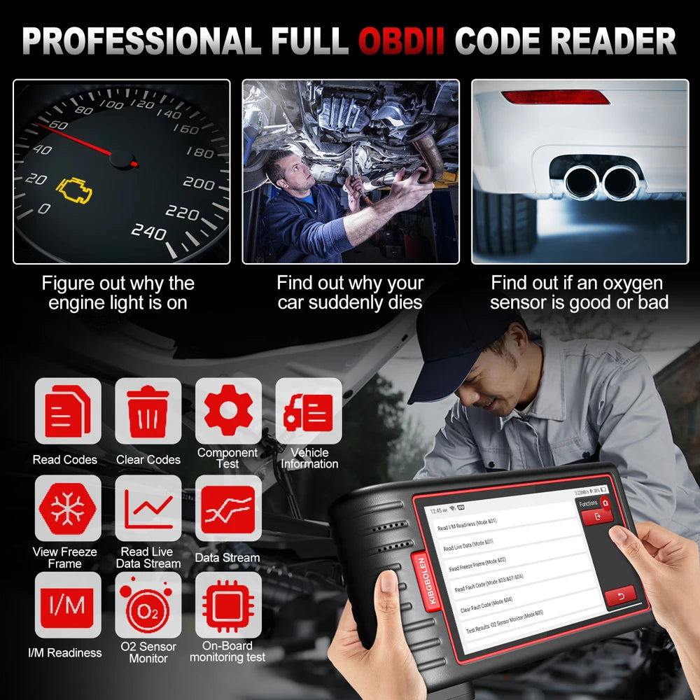 All System Car OBD Scanner with 28 Reset Functions