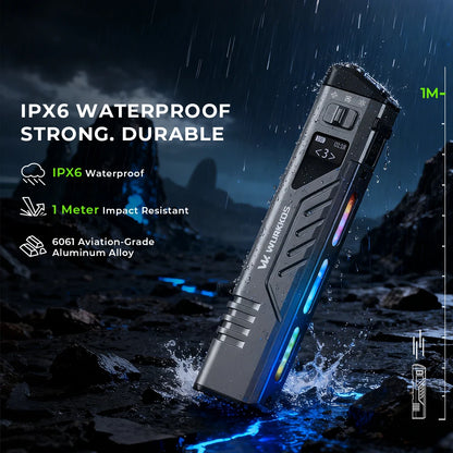 Compact Rechargeable 3000 LM LED Tactical Light for Outdoors