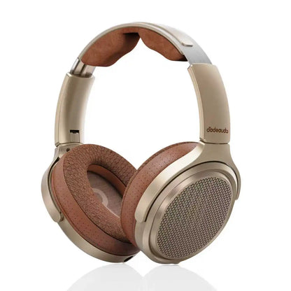 Gold JT7 Adjustable Headband Planar Driver Headphones