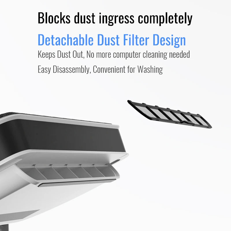 Laptop Cooling Stand with Intelligent Variable Frequency Fan