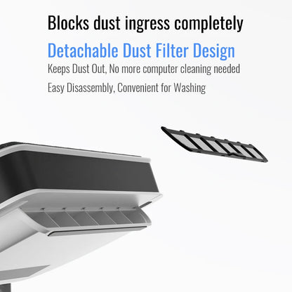 Laptop Cooling Stand with Intelligent Variable Frequency Fan