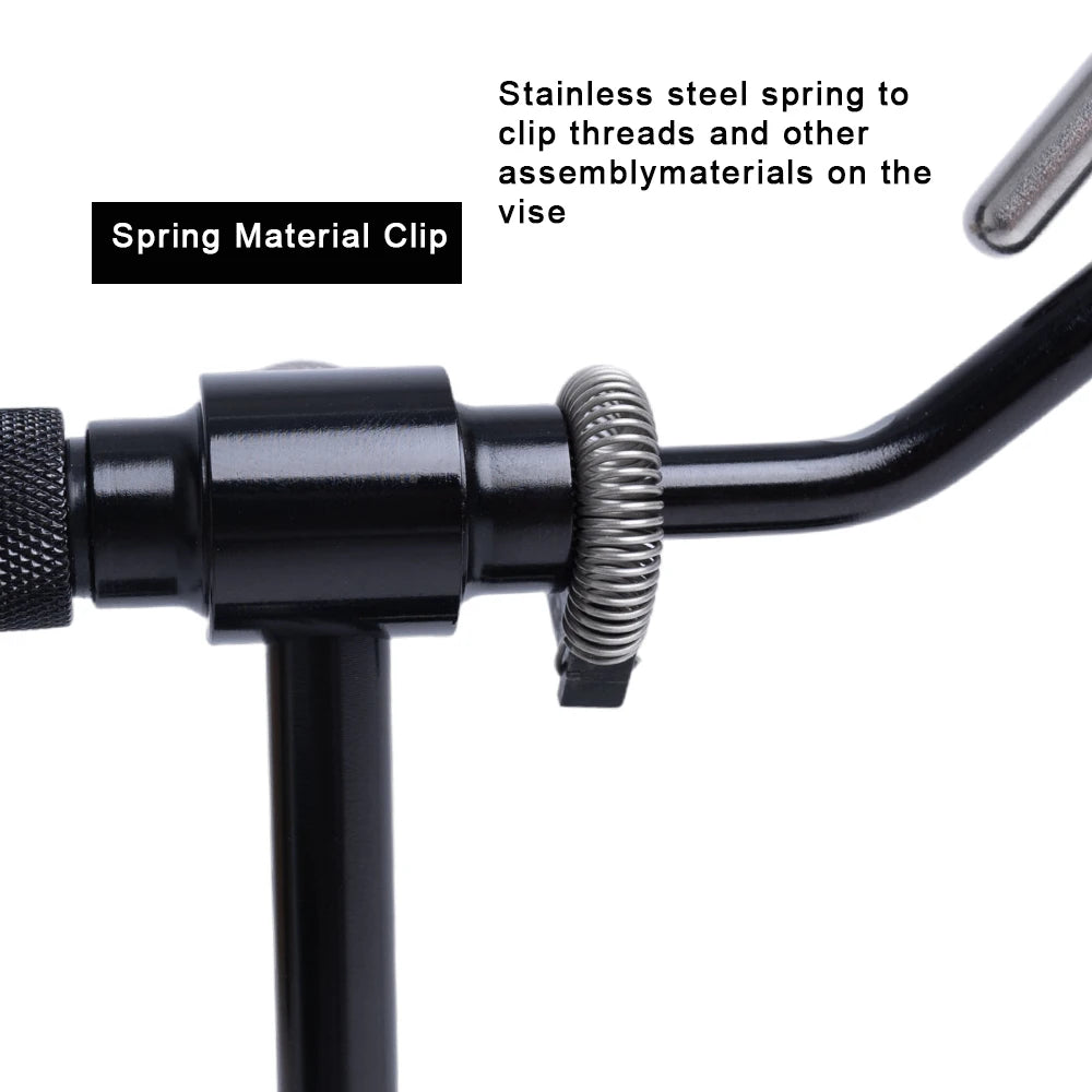 360 Degree Rotary Fly Tying Vise with Steel Screw Clamp