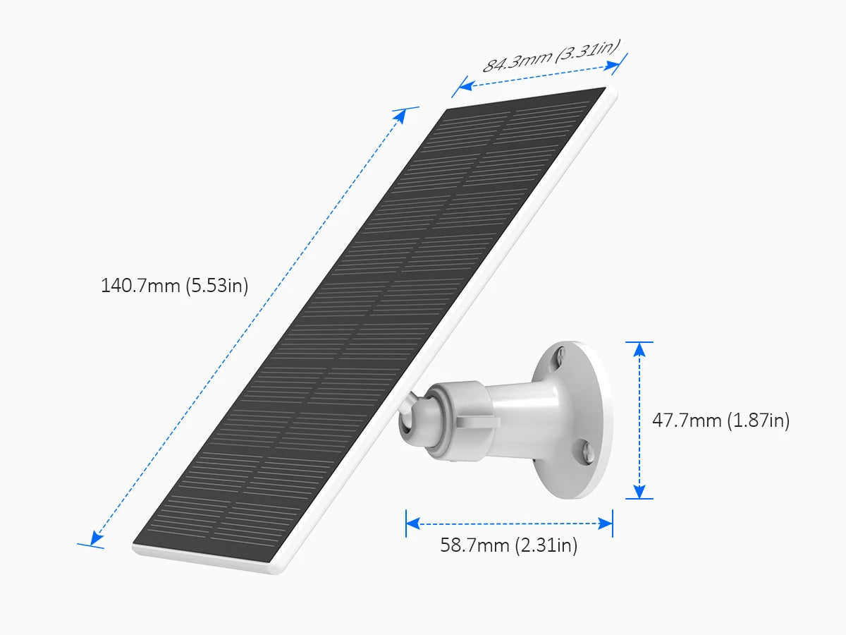 Twin 3MP Wireless Solar Security Cameras with 32GB
