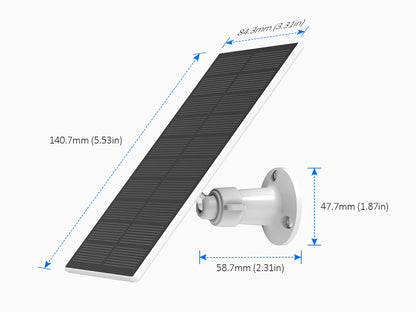 Twin 3MP Wireless Solar Security Cameras with 32GB