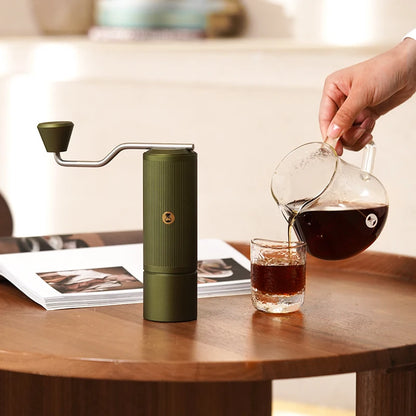 Portable Manual Coffee Grinder Adjustable for Espresso and Pour Over