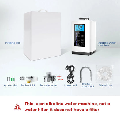 Alkaline Water Ionizer Machine with 5 Platinum Plates