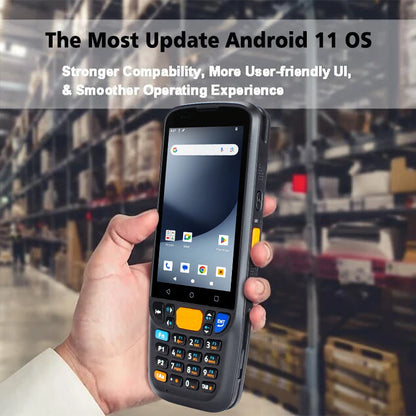 Rugged Android 11 PDA with Charging Base and Scanner