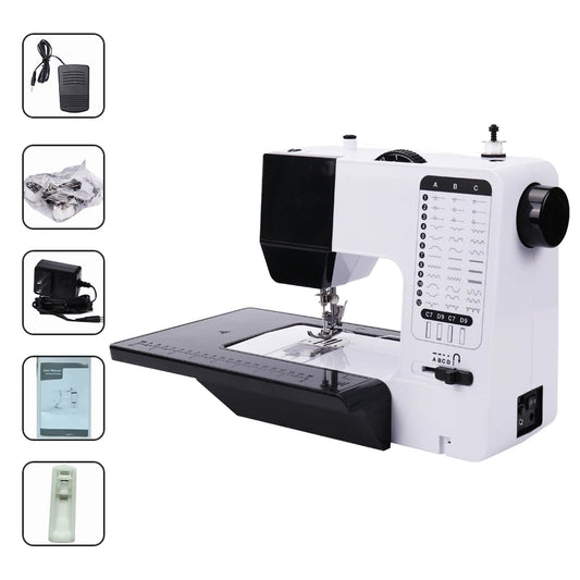 Portable Mini Sewing Machine with 40 Stitches & Presser Foot