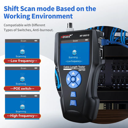 Network Cable Tracker with TDR Measurement PoE and Fault Detection
