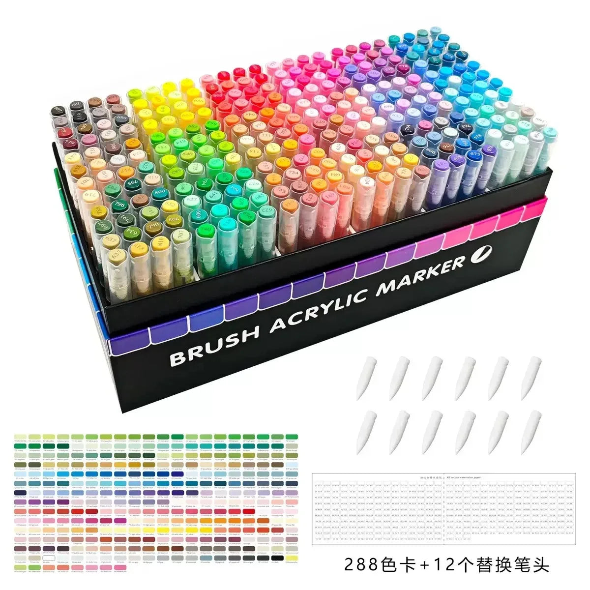 Colors Acrylic Paint Markers for Rock Painting DIY Set