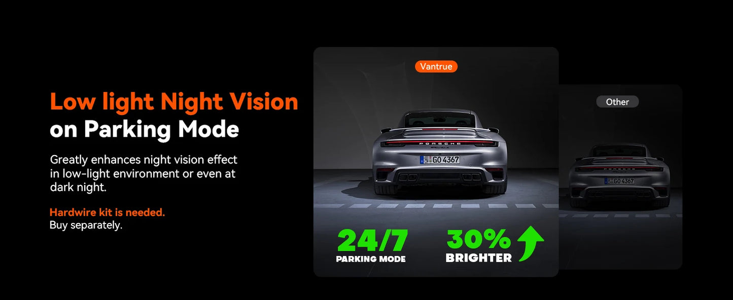 N5 4-Camera Car Dash Cam 2.7K HD