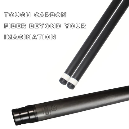 12.4mm Carbon Fiber Pool Cue Shaft Low Deflection