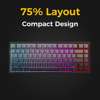 Gasket-Mounted 75% Wireless RGB Keyboard 13A
