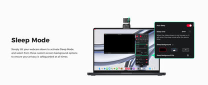 Smart 1080p Webcam with AI Gesture Control