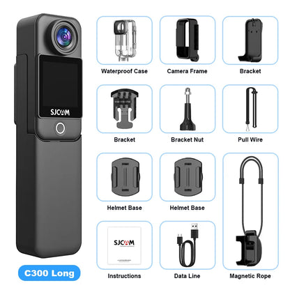 4K Waterproof Action Camera with Gyro Stabilisation and Touchscreen