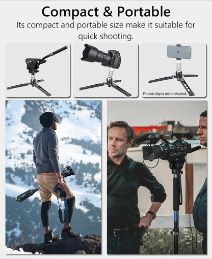 Portable Camera Monopod Mini Tripod Stand for DSLR