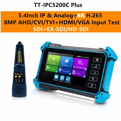 Smart 5.4" IP Camera Monitor with POE PTZ and Audio Test