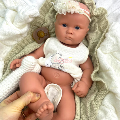 Unpainted Lifelike Silicone Reborn Baby Doll