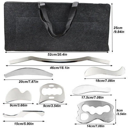 Stainless Steel IASTM Therapy Tool Fascia Muscle Recovery