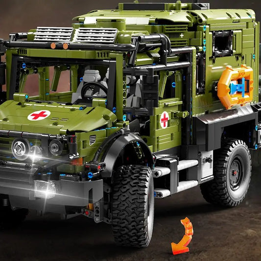 Remote Control Off-Road Rescue Truck 3850PCS Building Kit