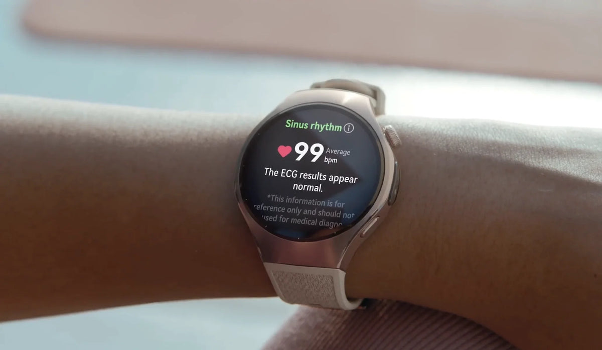 Silver Smartwatch e-SIM and Multi-Sensing Fitness Tracker