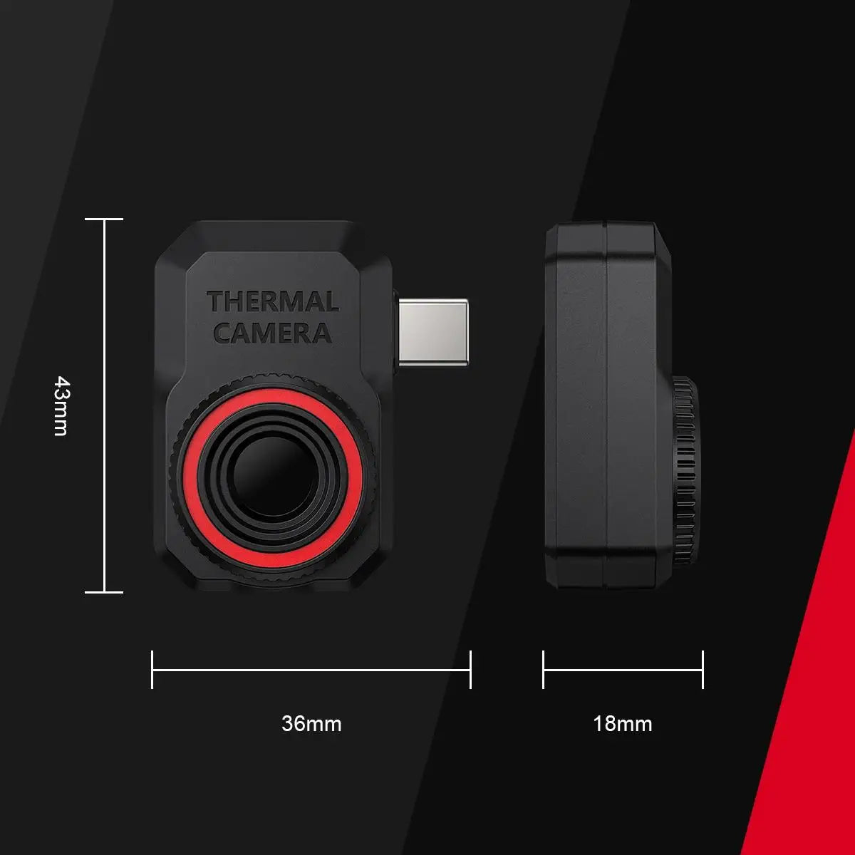 Android Thermal Camera Infrared Imager High Low Temperature Tracking