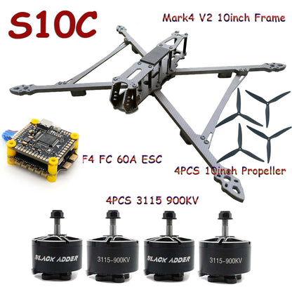 10-Inch FPV Drone Frame Combo with Flight Controller