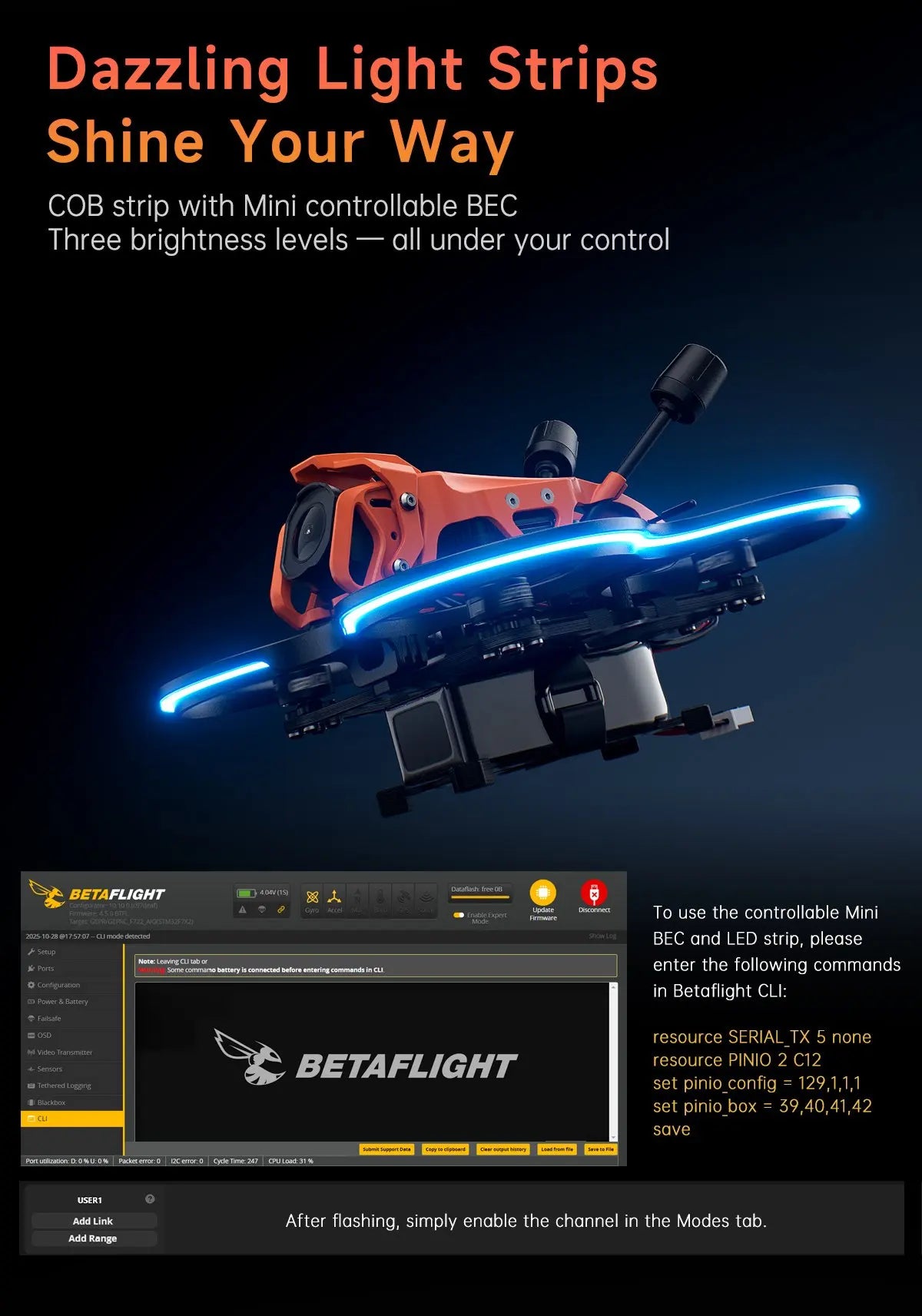 DarkStar22 WTFPV Freestyle Drone PNP