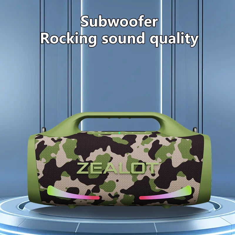 Portable 100W Bluetooth Speaker with Fast Charging Battery