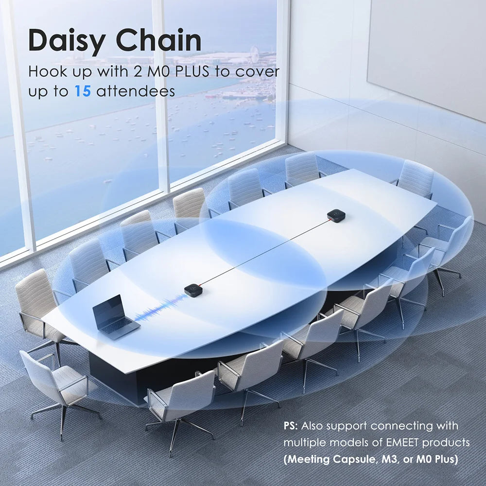 360 Degree Wireless Conference Speaker with Noise Cancellation