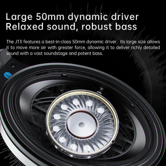 Over-Ear Headphones with Composite Diaphragm and Mic