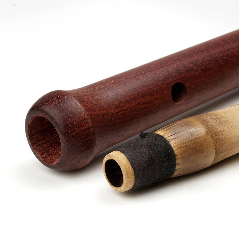 Handcrafted Wooden Flute Duduk Instrument with Storage Bag