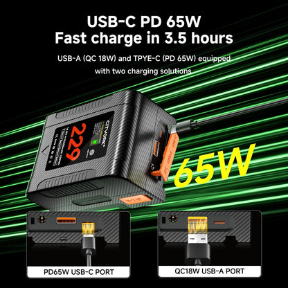 High Capacity 15500mAh V Mount Video Battery Pack
