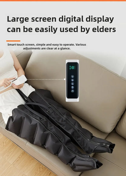 Full Leg Air Compression Massager with Adjustable Settings