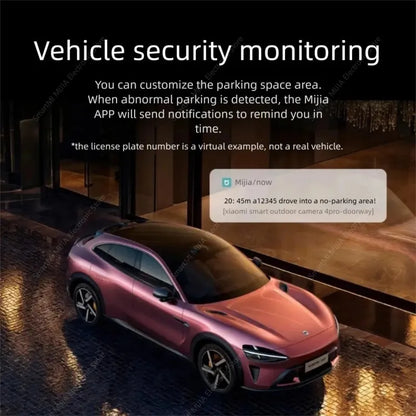 Waterproof 3K Smart Security Camera with 128GB Card